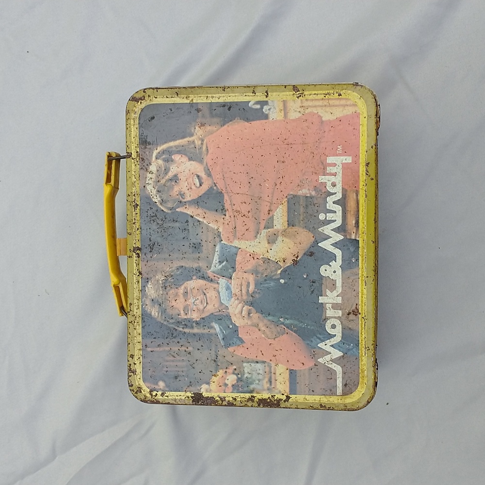 Vintage Mork and Mindy Collectable Tin Lunchbox